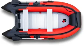 13.1ft Inflatable Boat Raft Fishing Dinghy Pontoon Boat Kayak with Aluminum Floor