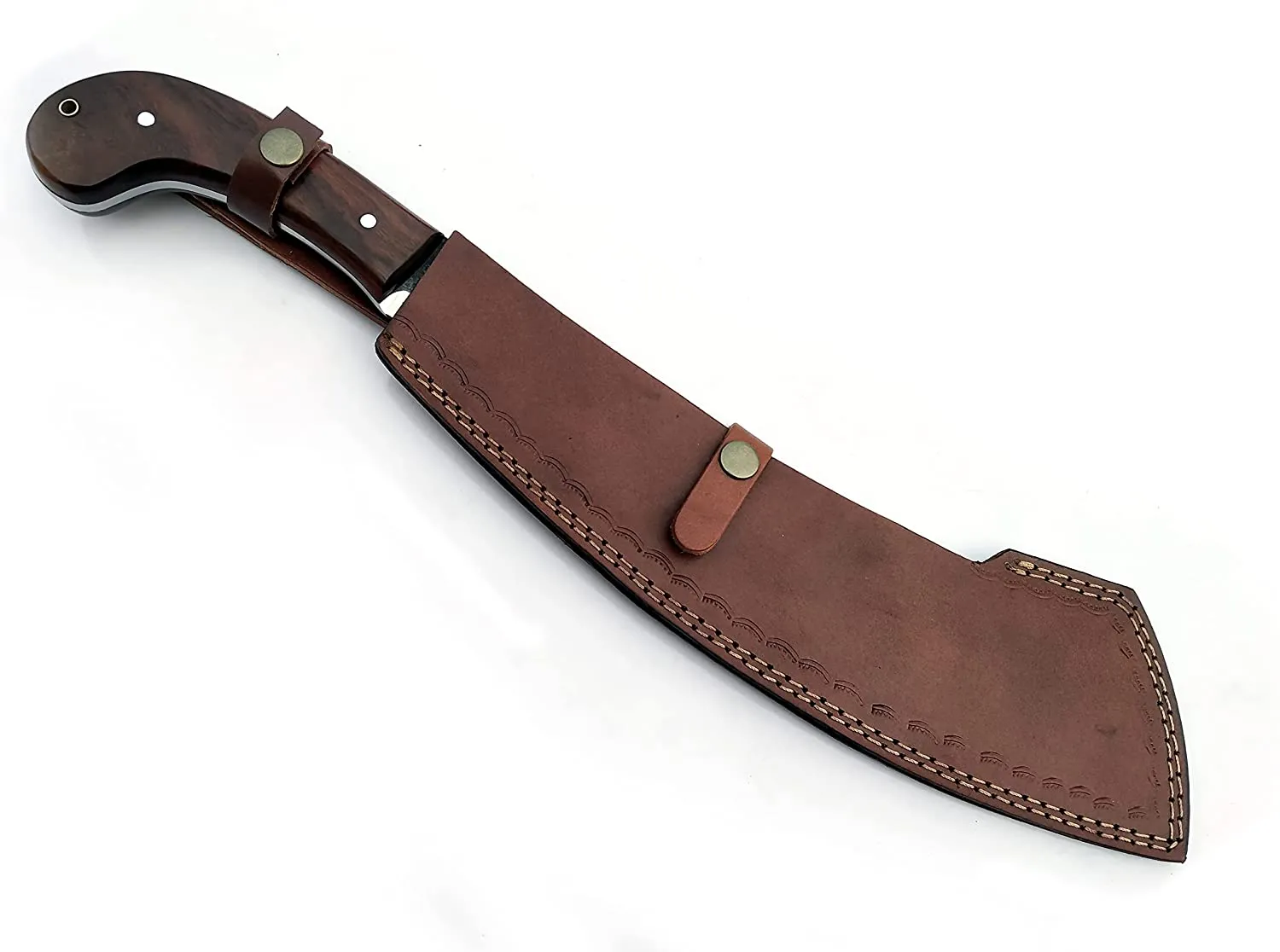 19" Gal Gotano Bushcraft & Camping Machete (D2 Steel, Spring Steel are available) with Custom Blade Material Variations-Bushcraft Machete