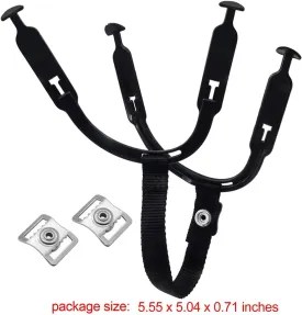 2X Hockey Helmet Chin Strap Supplies Removal Gear with Chin Buckle