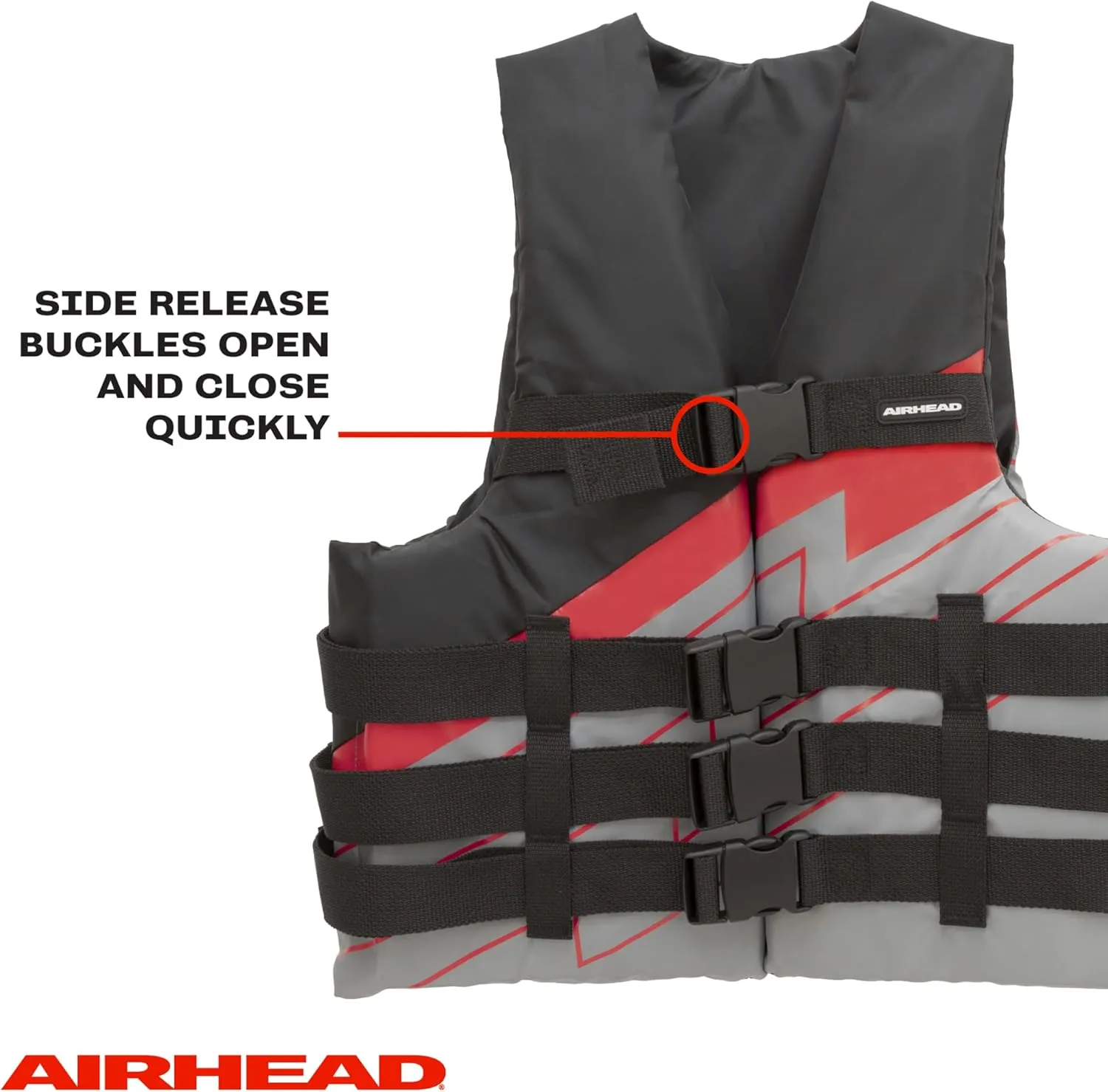 Airhead Bolt Life Vest | Closed Sided PFD | Child, Youth and Adult