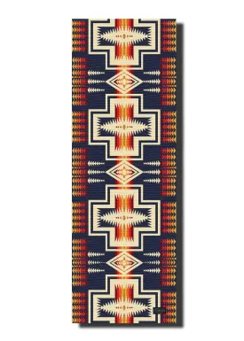 Ascend Yoga Mat Pendleton Harding Navy Mat
