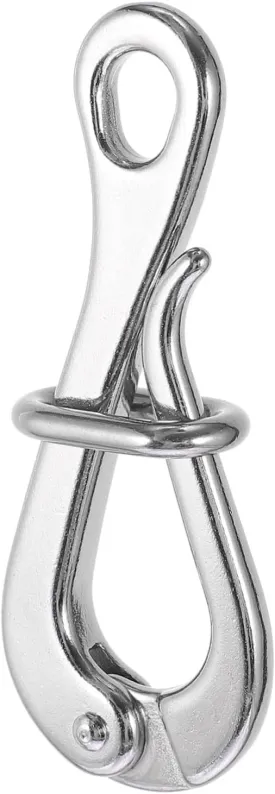 BESPORTBLE Portable Quick Release Snap Rafts Hook Quick Shackle Hook Marine Use Heavy Duty Hook