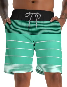 ELETOP Men's Swim Trunks Quick Dry Bathing Suit Swimming Board Shorts Mesh Lining Beach Swimwear