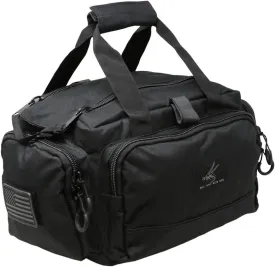 Exos Tactical Range Bag  Medium Size Range Bag for Shooting  Gun Case for Handguns, Ammo Bag, Tactical Range Bag, Molle Webbing, Free Subdued USA Patch, Designed in the USA