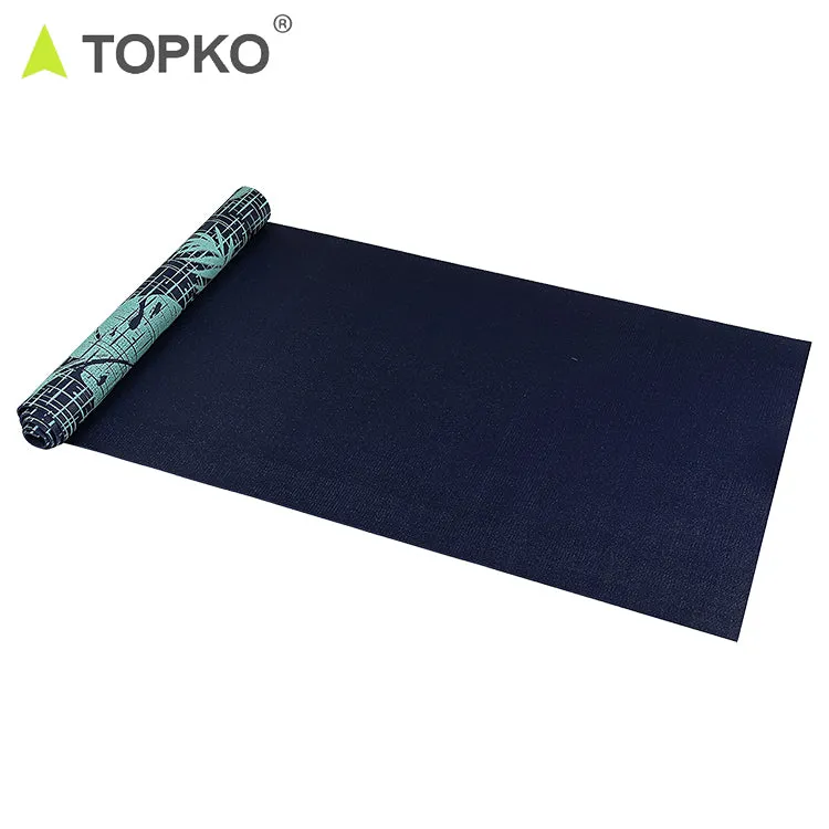 Fitness exercise yoga mat-non-slip yoga mat, pvc material printing yoga mat for beginners