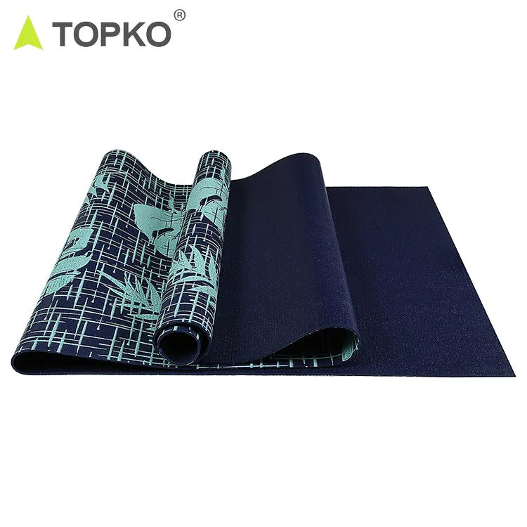 Fitness exercise yoga mat-non-slip yoga mat, pvc material printing yoga mat for beginners