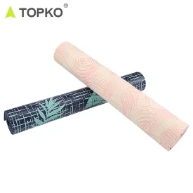 Fitness exercise yoga mat-non-slip yoga mat, pvc material printing yoga mat for beginners