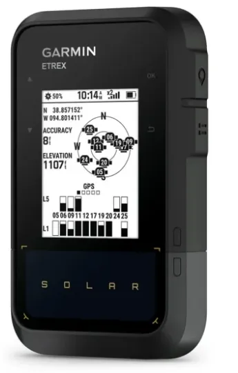 Garmin eTrex® Solar Solar Powered GPS Handheld Navigator