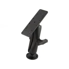 Humminbird RAM Mount 1.5 Inch Ball Mount with Double Socket Arm, Round and Rectangle Base (RAM-111U)