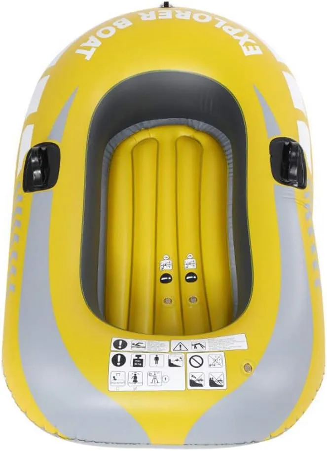 Inflatable Boats for Adults 2 Person Fishing Dinghy Inflatable Boat for s with Paddles Inflatable Rafts Boats Touring Kayak