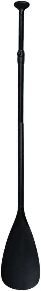 Inflatable Stand Up Paddleboard Water Sport Set for All Skill Levels Included with Surf Board, Aluminum Oar, Removable Fin, High Pressure Hand Pump... Black and White 141.7"x31.9"x3.9"