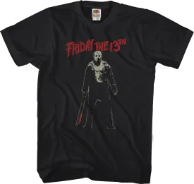 Jason Voorhees Machete Friday the 13th T-Shirt