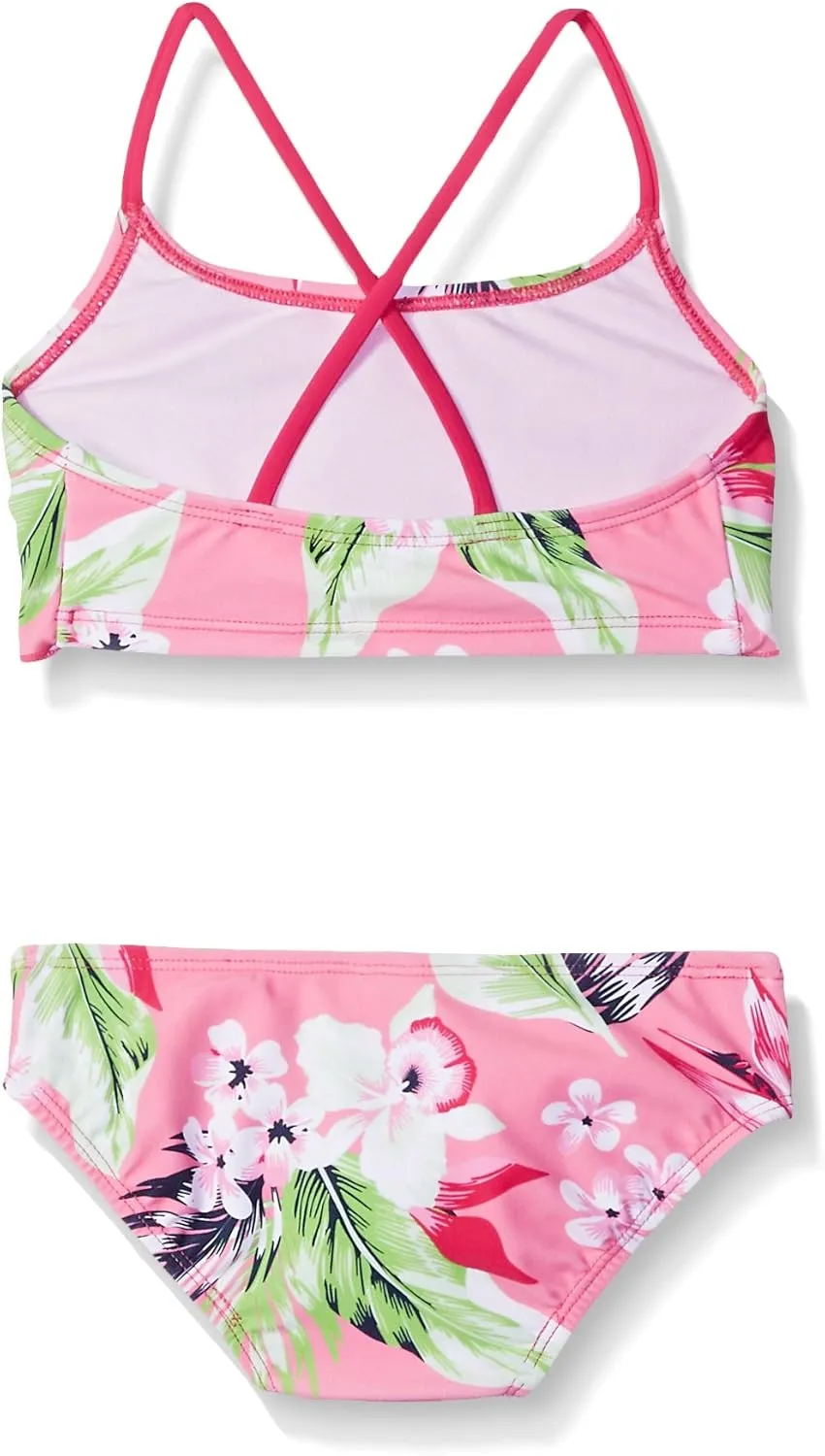 Kanu Surf Girls' Alania Flounce Bikini Beach Sport 2 Piece Swimsuit