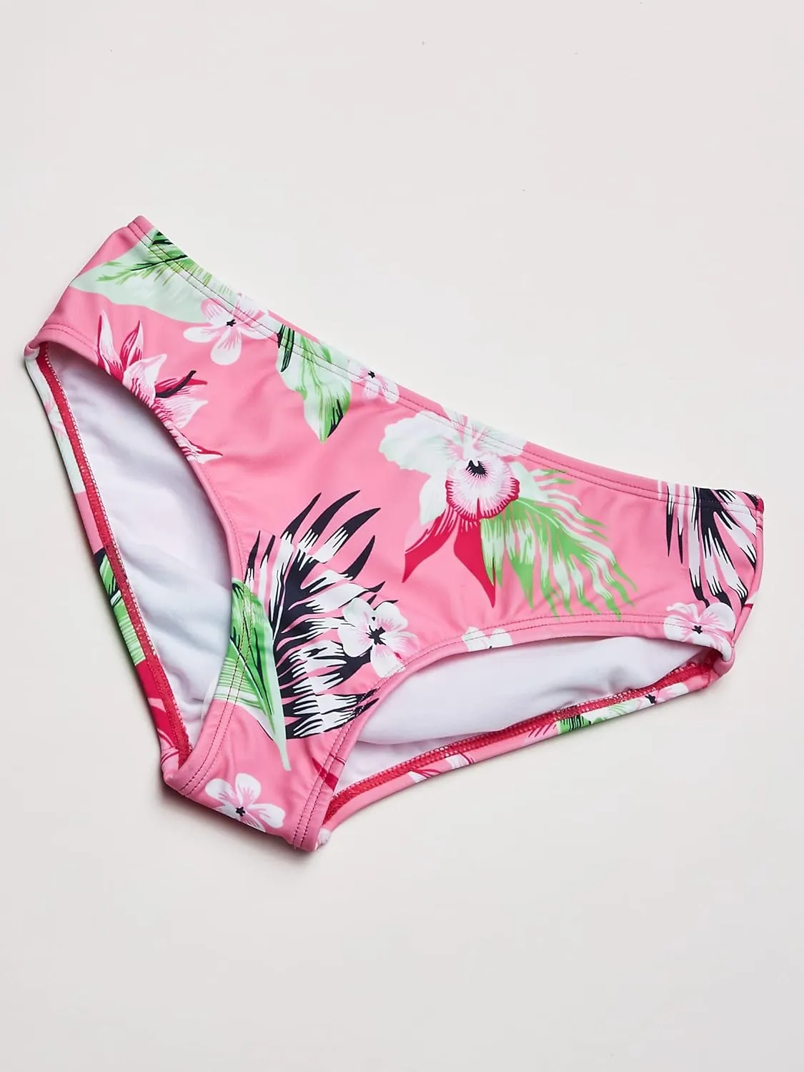 Kanu Surf Girls' Alania Flounce Bikini Beach Sport 2 Piece Swimsuit
