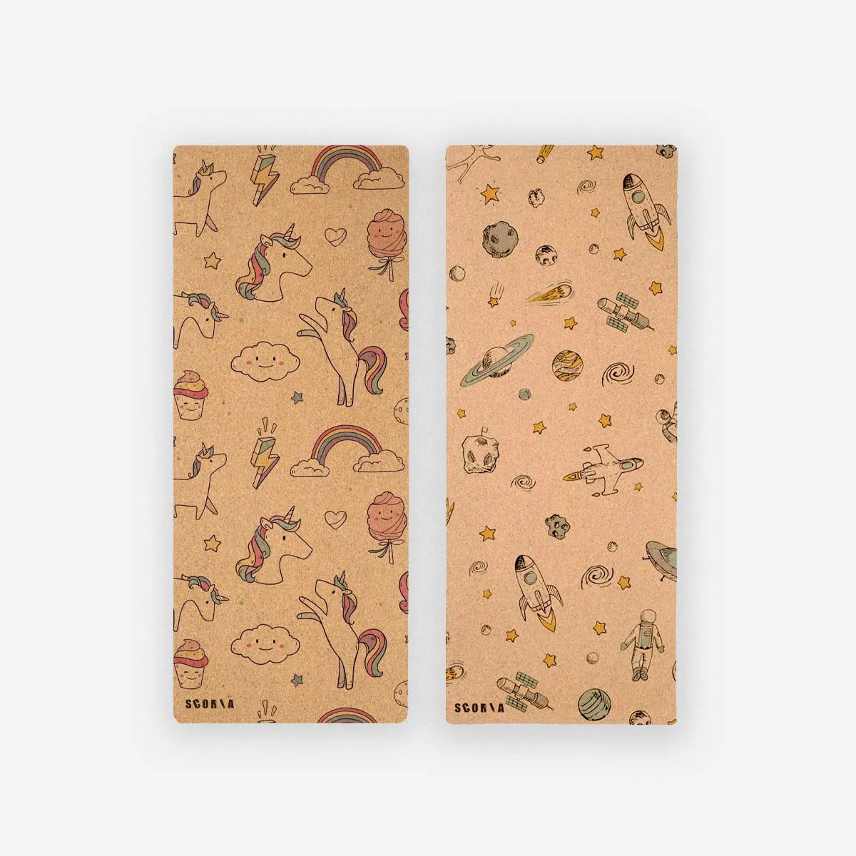 Little Yogi's Pack: Kids Unicorn   Kids Space Cork Mats