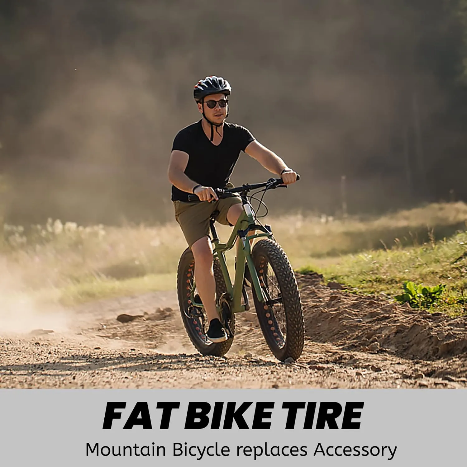 MOHEGIA Fat Bike Tires Replacement Kit with 20/26 x 4.0-inch Folding Electric Snow Mountain Bicycle Tires,Tubes,and Tire Levers