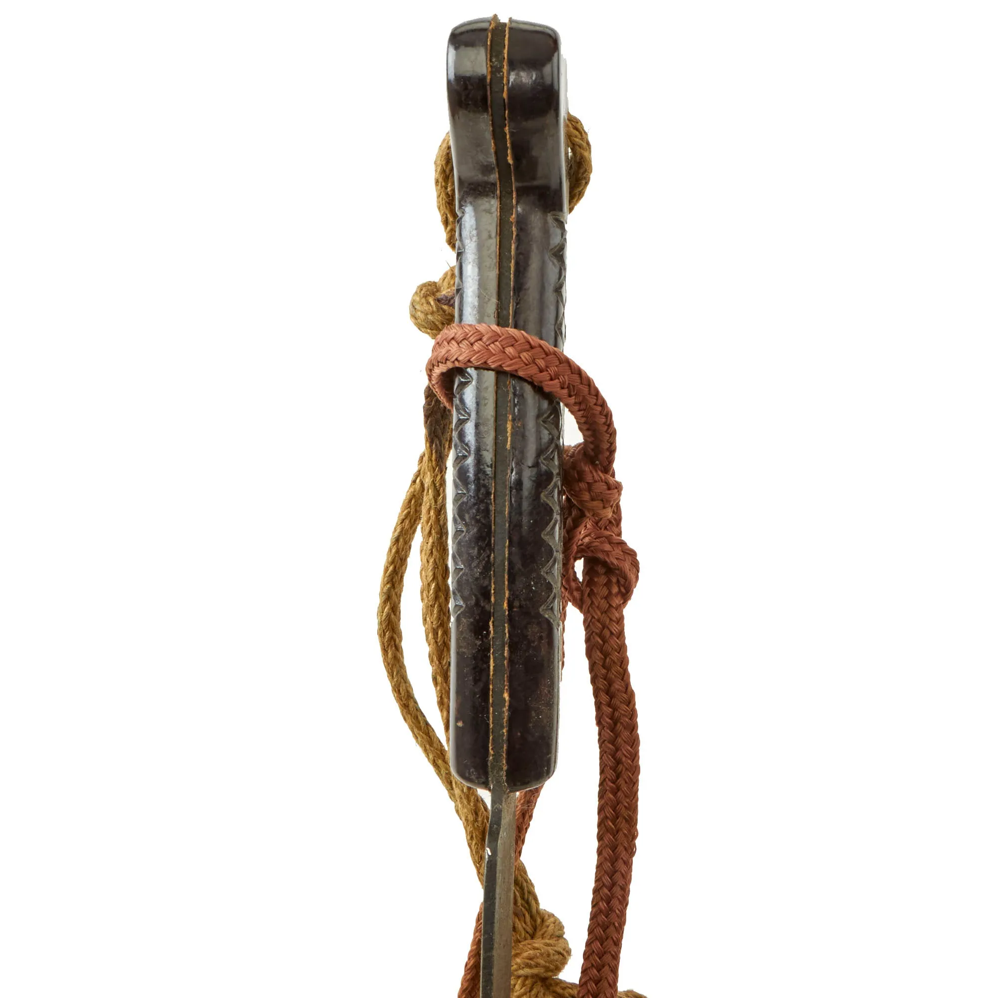 Original Scarce Australian WWII 15” Machete with Plastic Handles and Canvas Sheath - Dated 1945