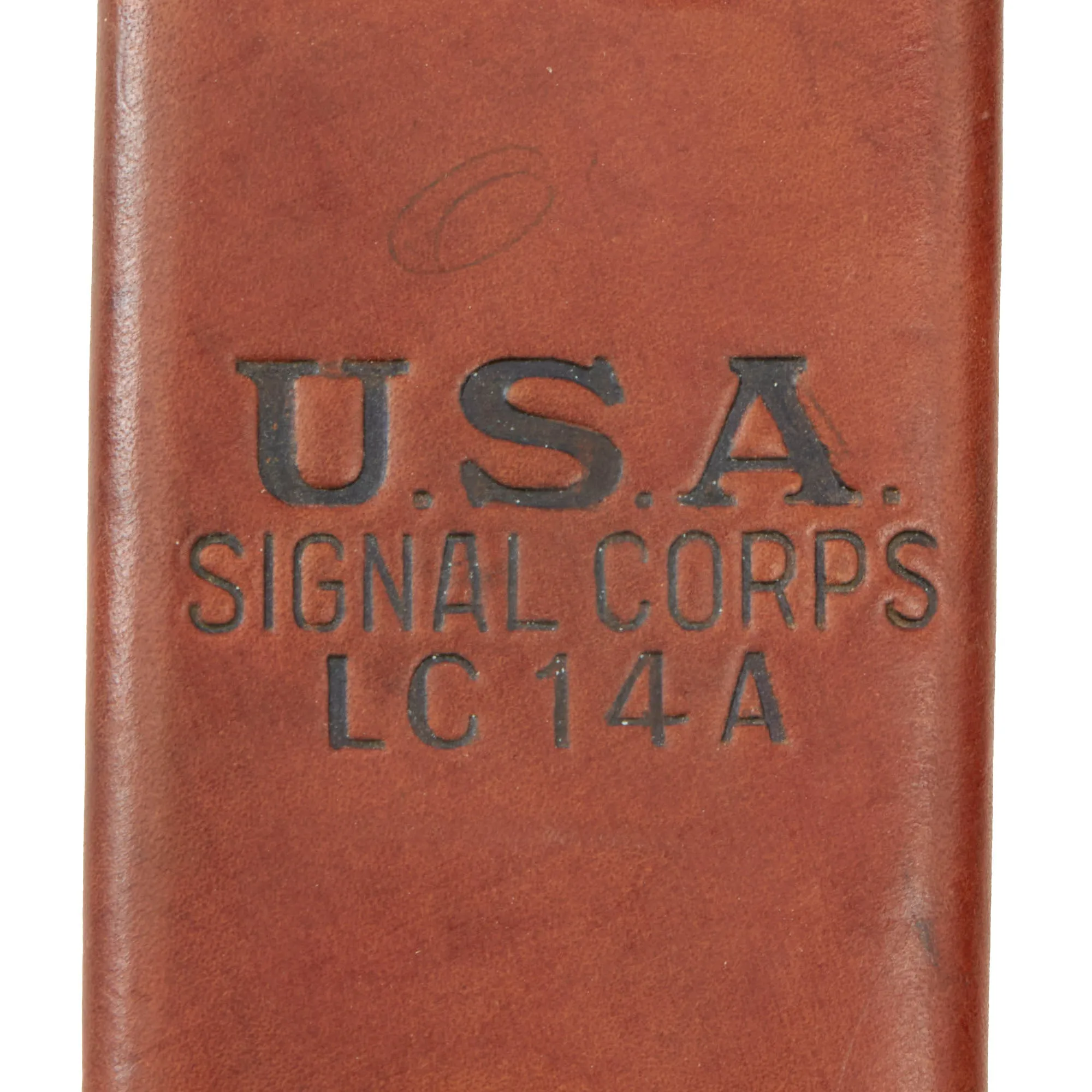 Original U.S. WWII Collins & Co Legitimus Model Machete Dated 1942 With Signal Corps LC-14A Marked Scabbard