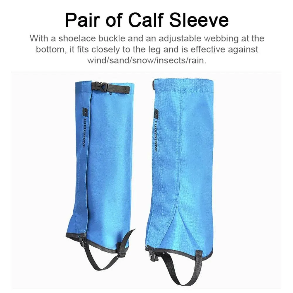 Outdoor Gaiters Sleeve Leg Protector Climbing Calf Sleeve Snowfield Desert Walking Cycling Waterproof Gaiters Sleeve