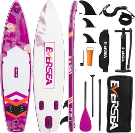 Paddleboard Stand up Paddle Board Inflatable Paddle Board for JP customers Dual-Action Pump Non-Slip EVA Deck Rapid SUP Long distancd Ultra-Light 4 D-Rings 3 fins Material Upgrade 11'32"6"