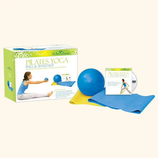 Pilates Yoga Ball & Band Kit