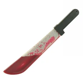 Scream Ghost Face 21" Bleeding Machete Horror Plastic