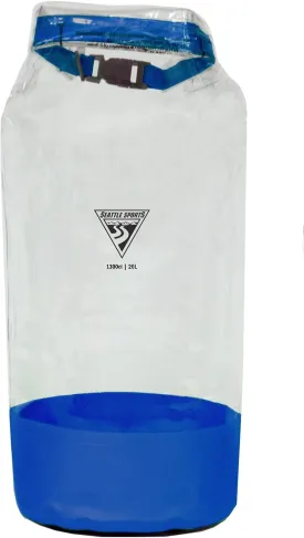 Seattle Sports Glacier Clear Heavy Duty Waterproof Dry Bag - USA Made