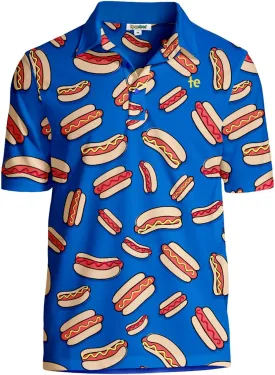 Tipsy Elves Golf Shirts for Men - Performance Athletic Fit Men's Golf Polo Shirts for Men w/Moisture Wicking Stretch Fabric