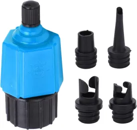 Versatile Boat Air Valve Adapter for Inflatables Paddle Board Canoes Nylon Alloy Rubber(Connector1)