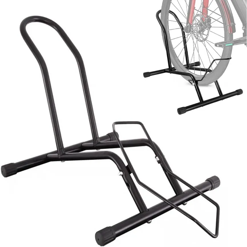 YYDS Bike Stand, Black, Alloy Steel, 3.35 in Wide, Easy to Use, Stable, Compatible with 3.35 in Tires, No More Worries About Bike Parking
